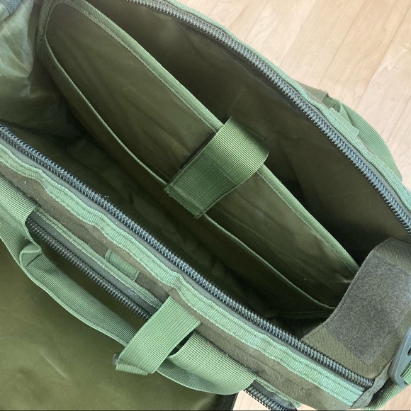 Military Green Tactical Laptop Bag - Picture 4 of 7